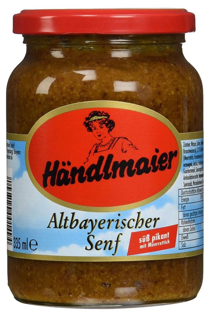 Musztarda Händlmaier Old Bavarian przygotowana z delikatnym Zdjęcie produktu 