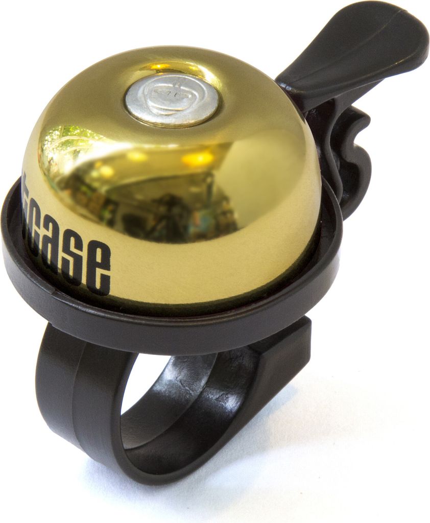 Nutcase Fahrradklingel Thumbdinger , Brass Messing
