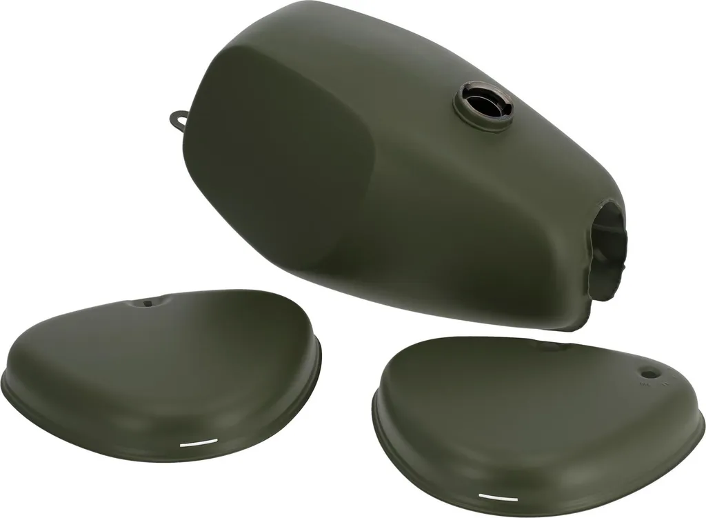Restaurer un Simson S50 : Réservoir Buffalo et Carters Vert Olive Mat 6003