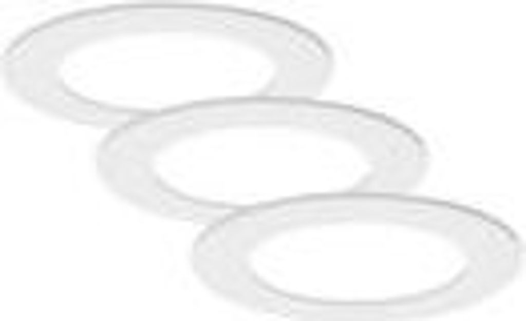 LED Einbauleuchte Badleuchte 3er Set IP44 7W weiß Produktbild 