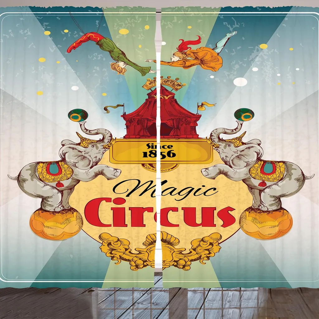 Tenda da Circo ARANDE 280x225 cm - Arredo Magico Vintage Multicolore