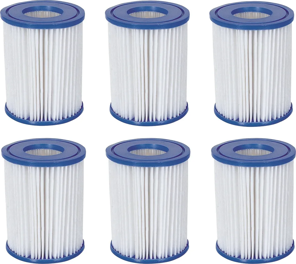 6x Filtri Bestway II 58094 per Piscine Quick Up - Set Scorta Risparmio