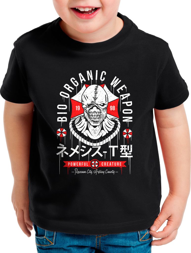 A.N.T. Bioweapon Kinder T-Shirt umbrella corp virus zombie biohazard survival horror
