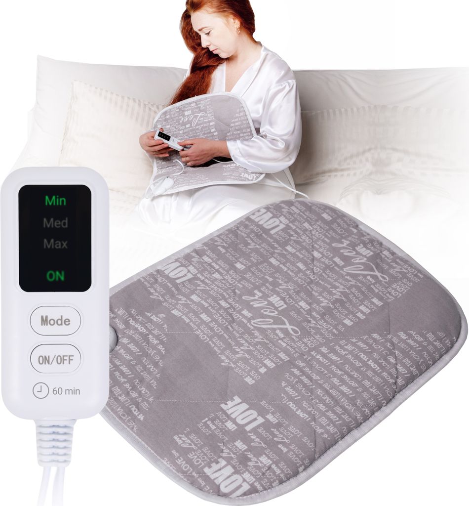 Poduszka elektryczna EcoSapiens 40 x 50 cm, 100% bawełna, 3 Zdjęcie produktu 