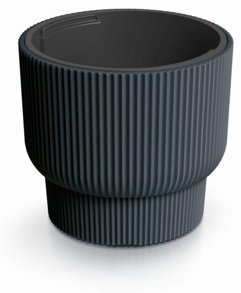 Prosperplast s.r.o. Květináč MILLY antracitová 29,9 cm Obrázek produktu 