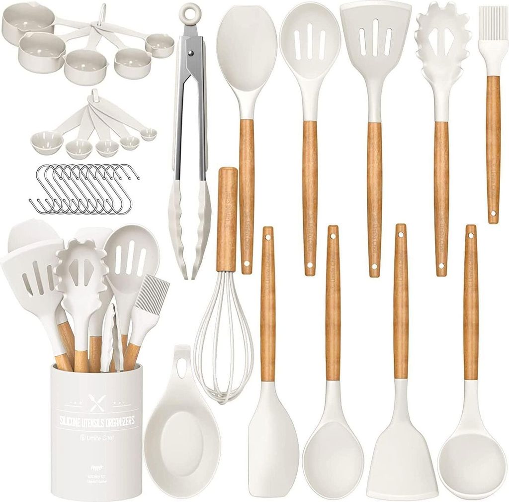 Set d'ustensiles de cuisine, antiadhésif, silicone, Image du produit 