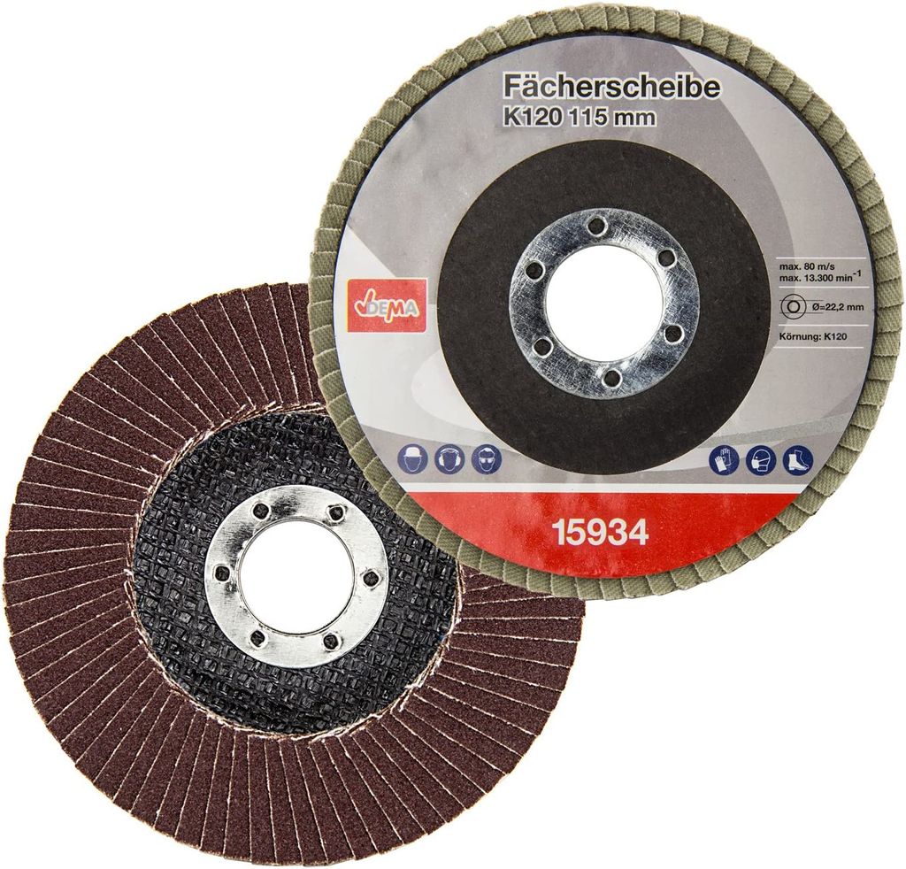 DEMA Fächerscheibe K120 115 mm Produktbild 