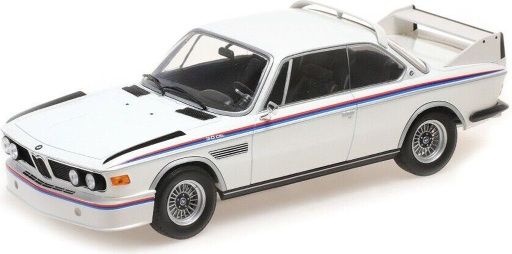 BMW Miniatur 3.0 CSL 1:18 Sammlermodell Modellauto 80435A5D020 + Einkaufschip