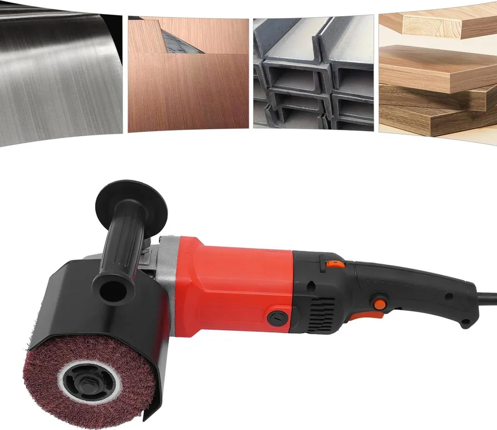 Levigatrice a Rullo 1580W Rossa - Per Legno, Metallo e Lucidatura