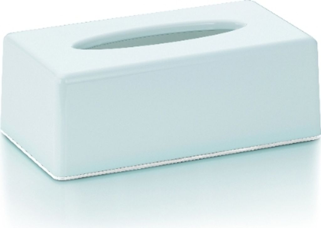 Kela Kosmetiktuch-Box Panno Kunststoff weiß 25,5x14x9cm, Produktbild 