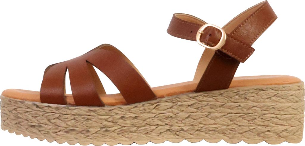 Alénoa Leder Keilsandalen