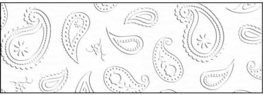 Prägekarton Elegance 220g/qm 23x32cm VE=5 Blatt Paisley Produktbild 