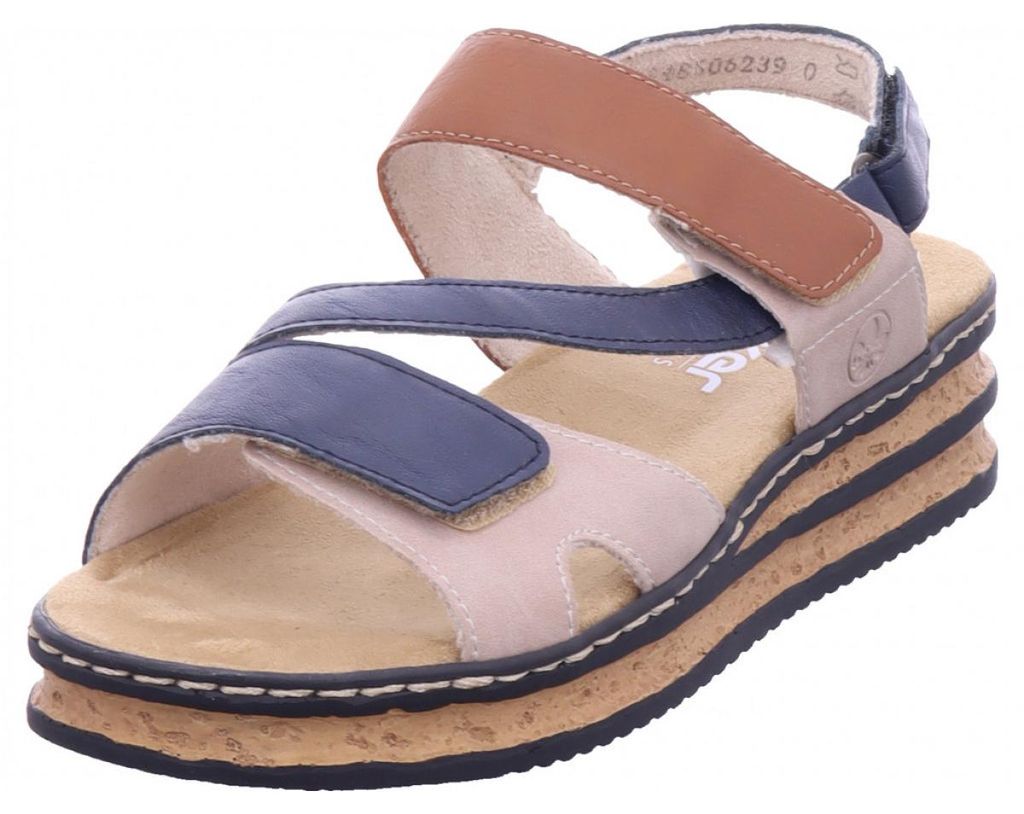 Rieker fsk damen sandalen Sandalette blau in Gr. 37