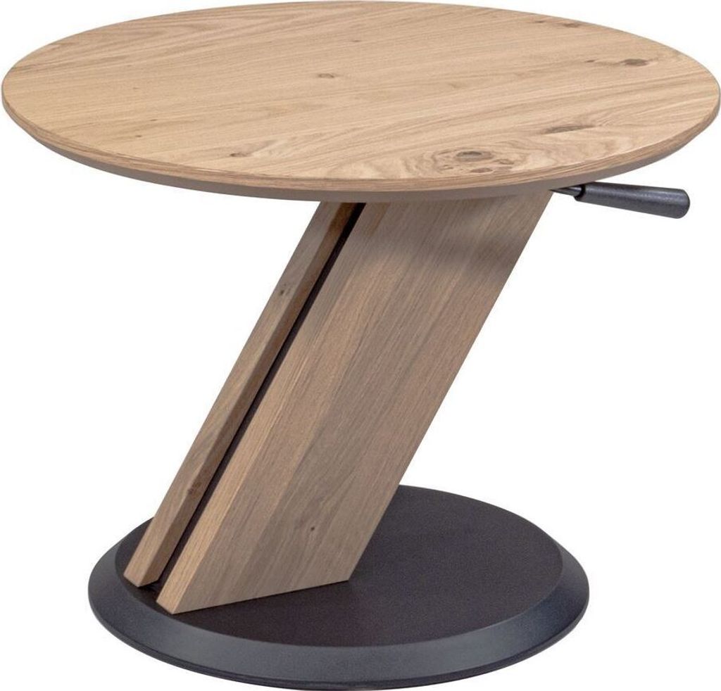 Beistelltisch Celestyna 55x55x44 höhenverstellbar Wildeiche Produktbild 