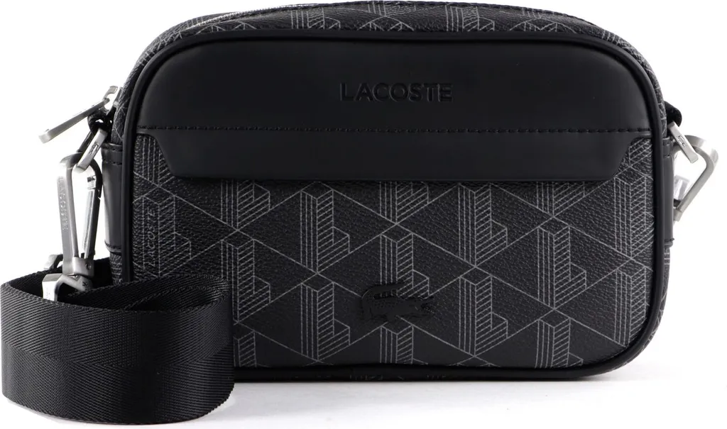 Regalo Uomo: Lacoste The Blend Borsa a tracolla Noir Gris Monogram