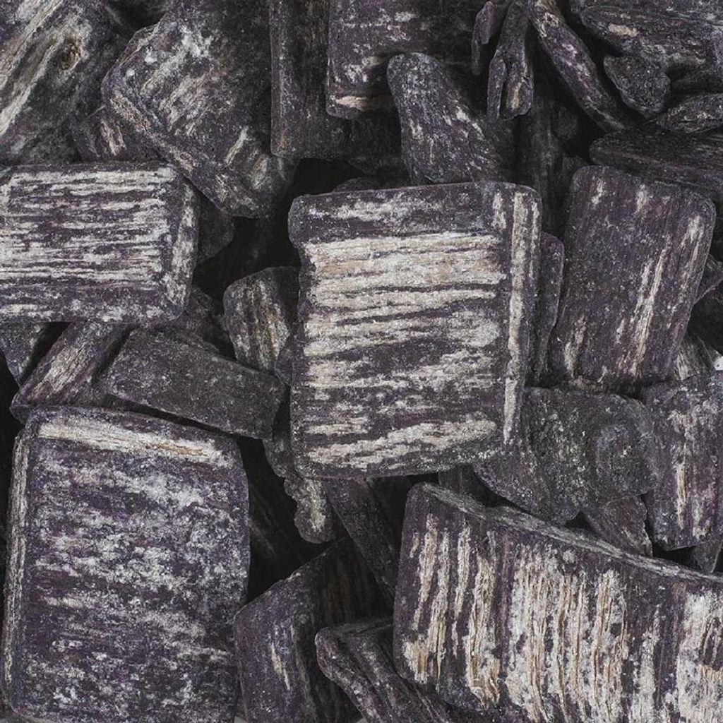 Vintage-Holzflakes 20-60mm. 1L. Kleine Holz Stücke Tischdeko Aubergine