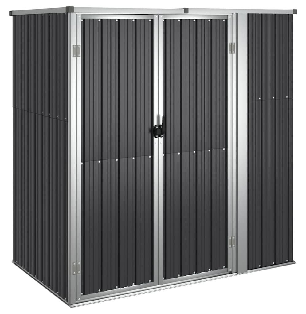 vidaXL Tuinhuis, antraciet, 161x89x161 cm, verzinkt staal Productafbeelding 