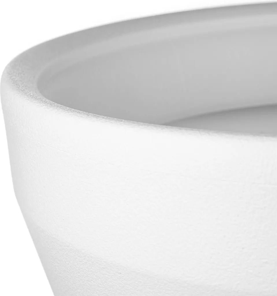 Pot de fleurs Lima 460 blanc - Solution durable pour plantes larges - 3