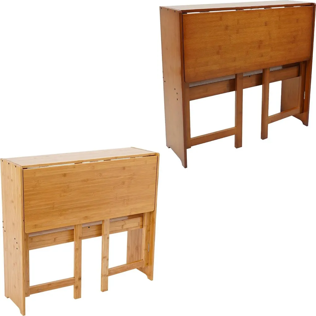 Table de lit pour ordinateur portable pliable jaune bambou gain de place