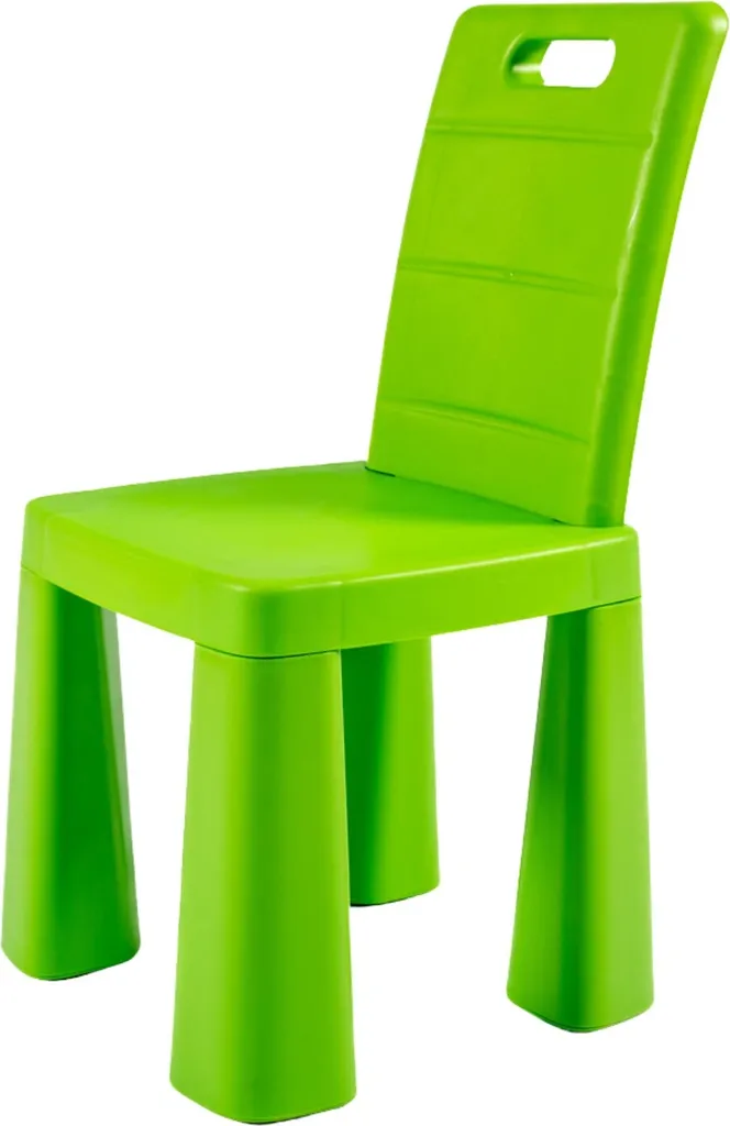 Doloni Ensemble de repas pour enfants Vert - Table et chaises robustes - 3