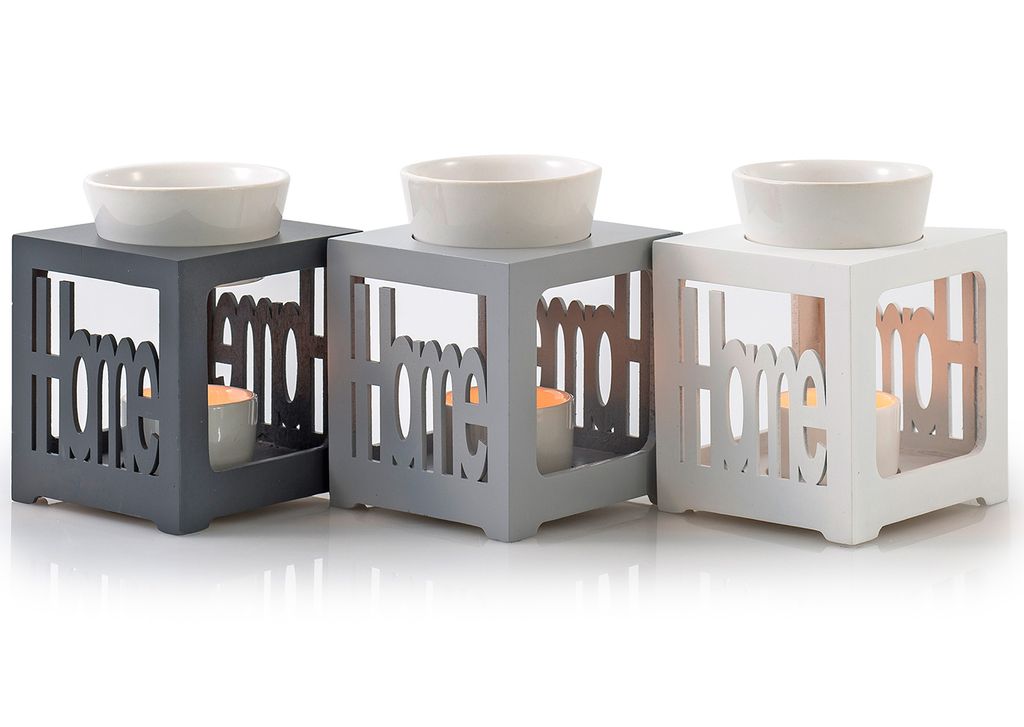 Duftlampe weiß Home Keramik Öllampe Aromalampe Aromaspender Duftöl