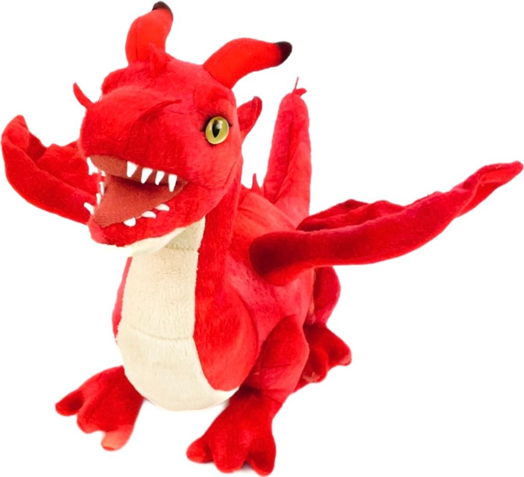 Kuscheltier Drache rot 40 cm Uni-Toys