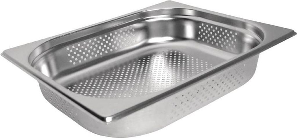 Vogue Gn-Behälter Edelstahl 15Cm Gn1/2 Gelocht Produktbild 