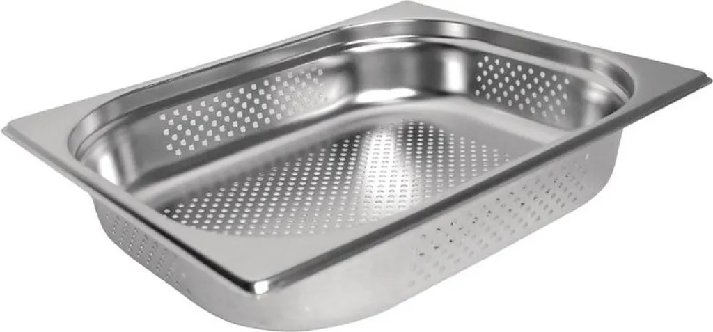 Contenitore Vogue Gn in acciaio inox 6,5Cm Gn1/2 perforato