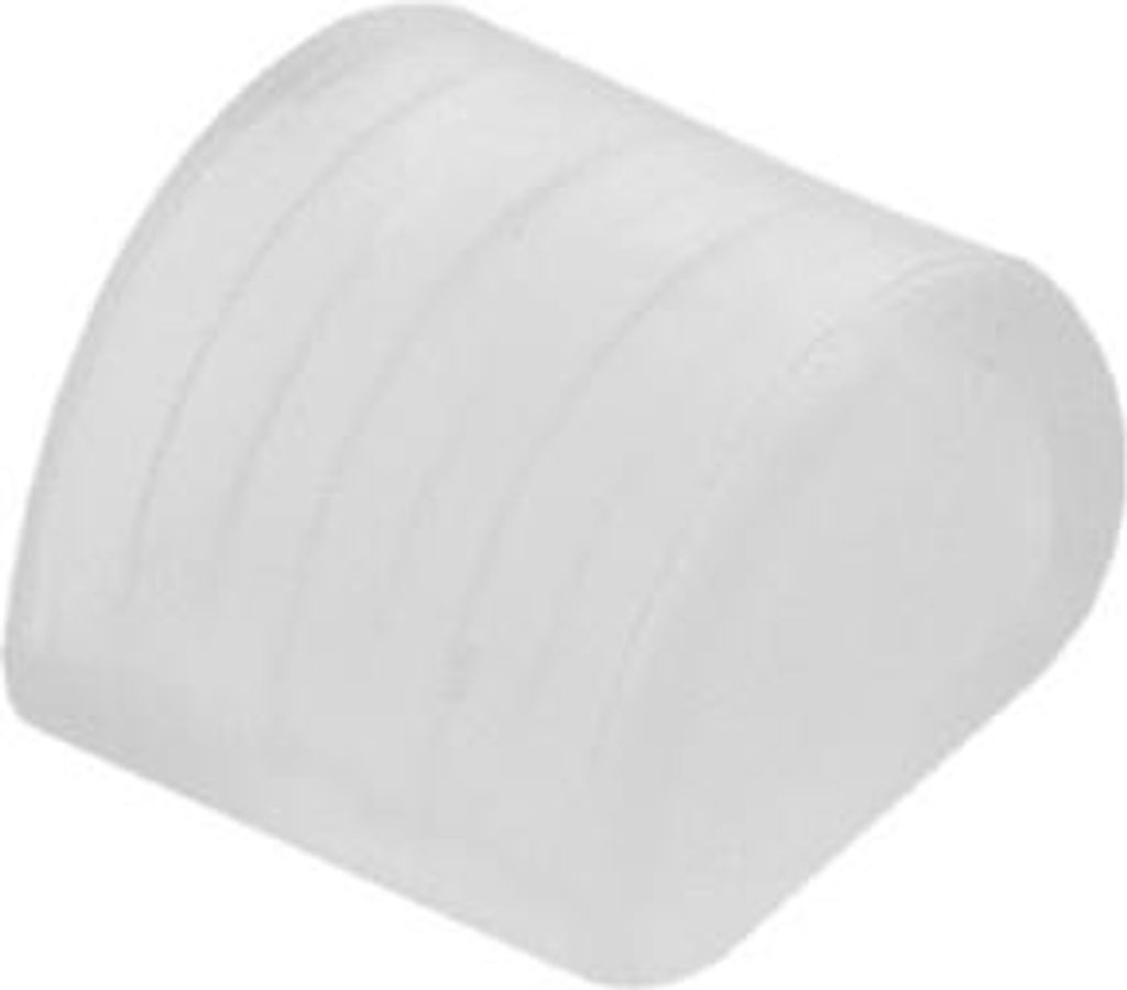 Endkappe für LED-Streifen COB 220V AC IP65 Breite 12mm Transparent