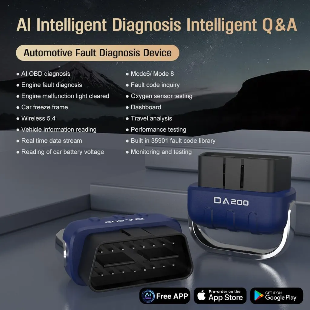 INF Outil Diagnostic Auto ABS OBD2 avec IA - Pack de 2 Lecteurs Code - 3