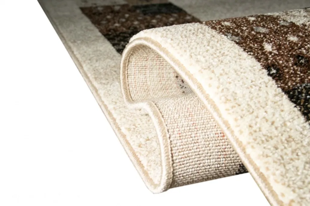 Tapis de Salon Design Multicolore Motif Géométrique 80x150 cm Chic