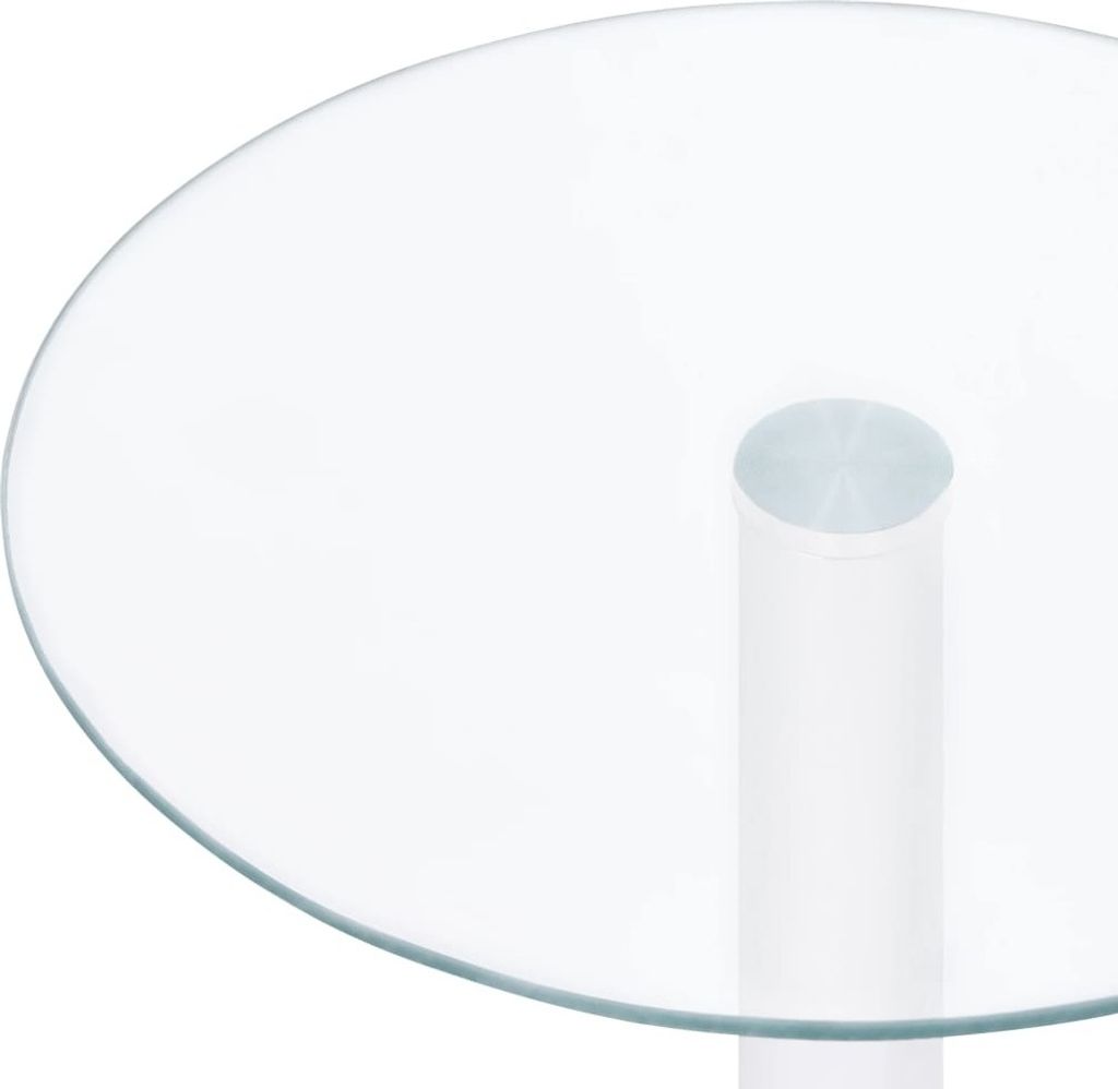 "im Sonderangebot"Couchtisch - CLORIS - Wohnzimmertisch - Robust und langlebig - Transparent 40 cm Hartglas - NeuMöbel1786557