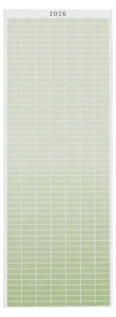 Jahreswandkalender 2026, einseitig, Januar bis Dezember, 12 Monate, vertikaler Kalender für Zuhause oder Büro