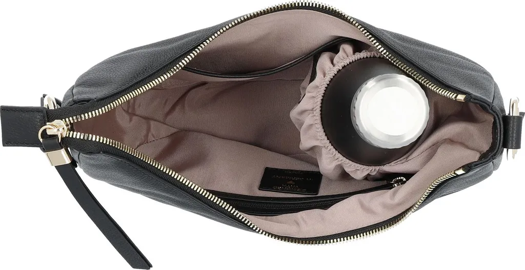 PICARD Java Cross Bag Black - Borsa a Tracolla in Vera Pelle Nera - 15