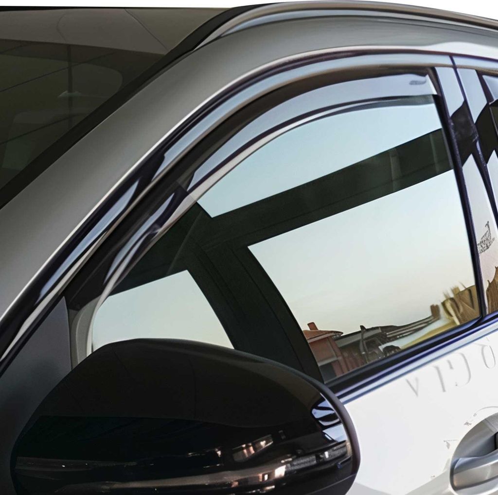 Windabweiser Regenabweiser für Mercedes A Klasse W176 2012-2018Dunkel Acryl 2x