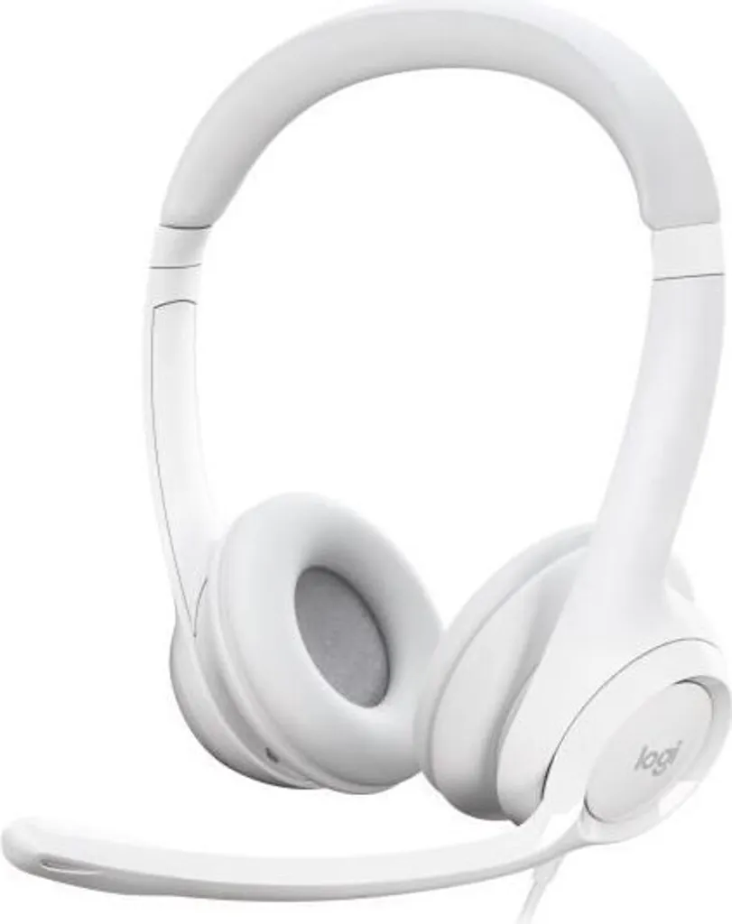 Logitech H390 Cuffie USB: Audio Digitale e Comfort Premium in Bianco