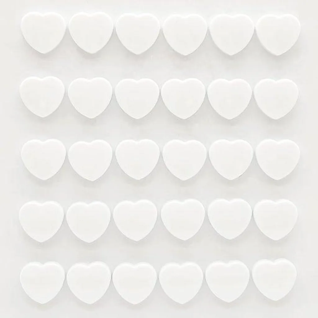 Lot de 30 plots magnétiques blancs adhésifs pour tableau blanc et cuisine