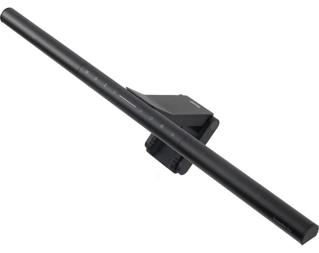 BenQ ScreenBar Pro, Schwarz, Acrylnitril-Butadien-Styrol (ABS), Aluminium, Polycarbonat (PC), Zink, 1000 lm, 2700 K, 6500 K, Tasten