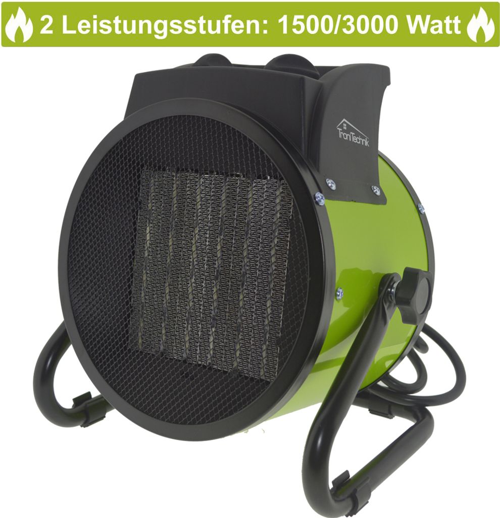 TroniTechnik® KH-503 Keramikheizer Heizlüfter Heizung 3.000 Produktbild 1
