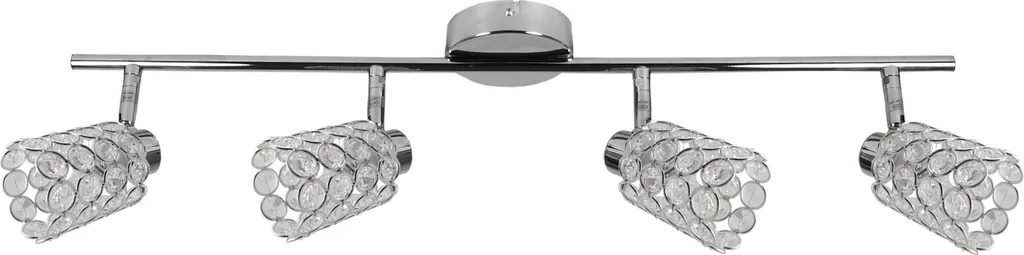 Plafonnier moderne chromé YORK Candellux luminaire élégant de plafond