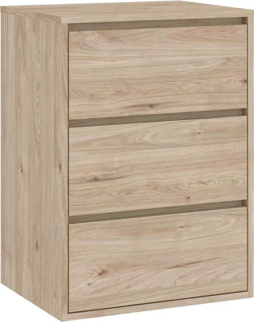 Caisson RANDLER noyer hickory avec tiroirs coulissants pour armoires