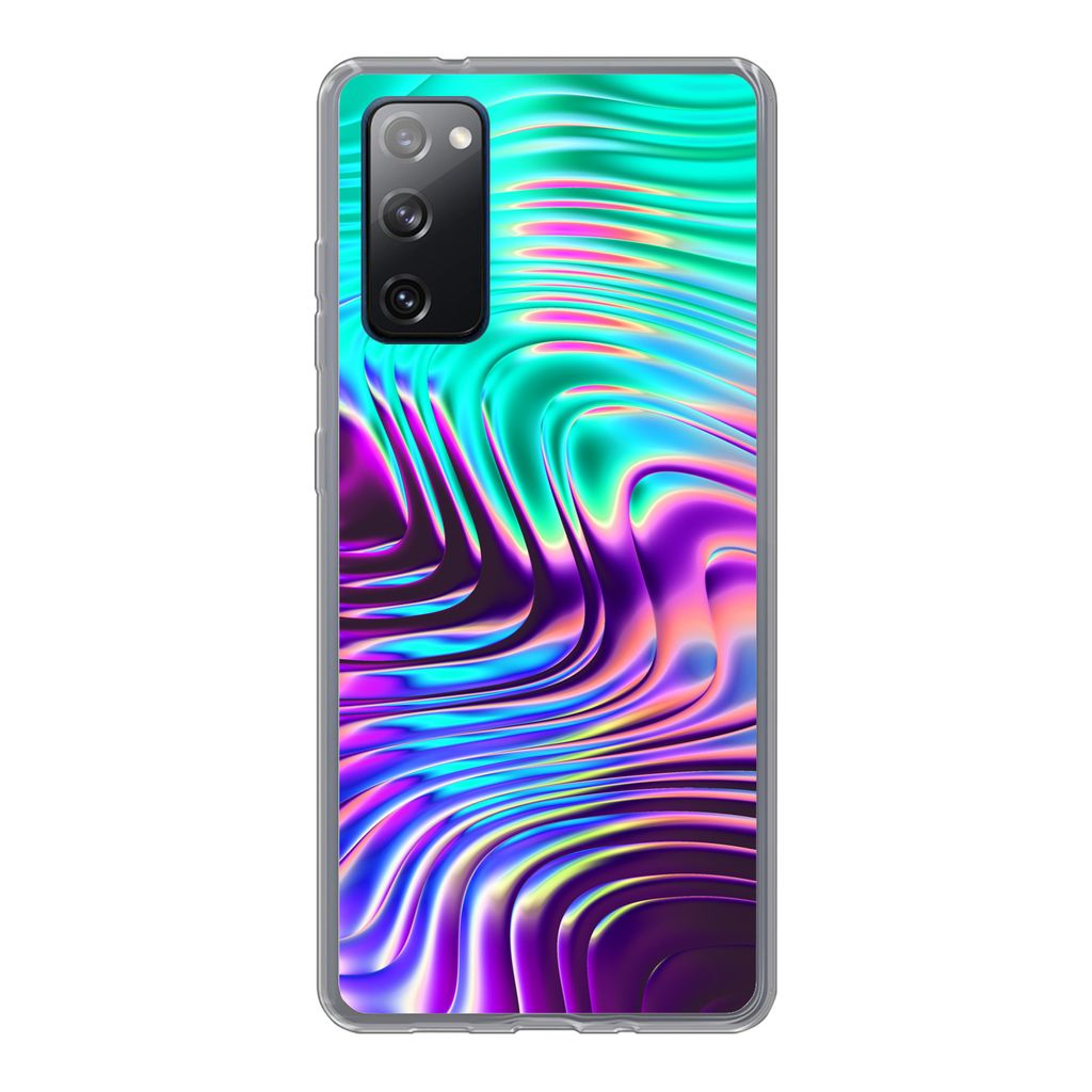 MuchoWow Handyhülle Schutzhülle Hülle für Samsung Galaxy S20 FE Kunst - Golf - Psychedelisch Silikon Softcase Handy Hülle - Abdeckung