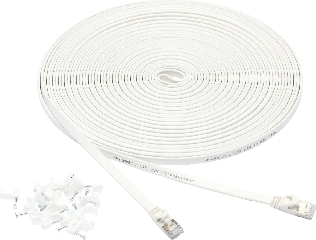 A. Basics flaches RJ45 Cat-7 Gigabit Ethernet Patch Produktbild 