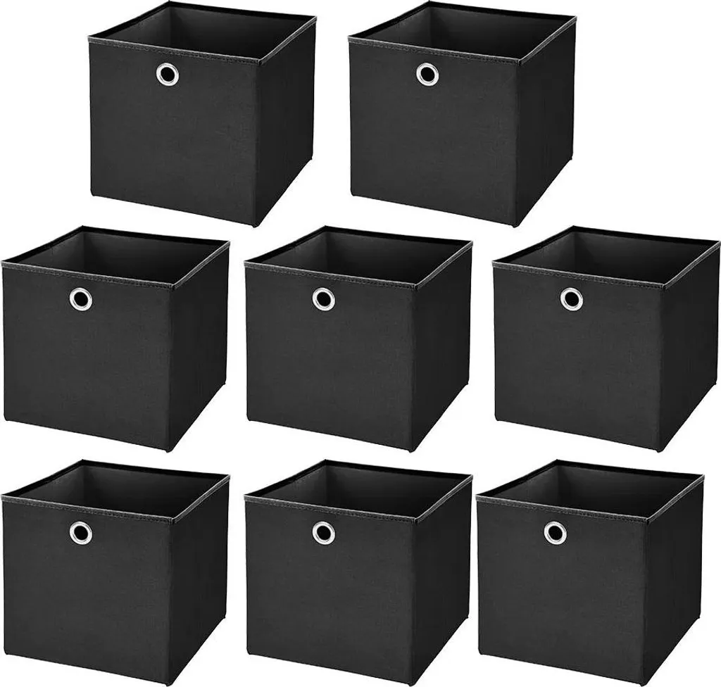 Stop au désordre avec la boîte de rangement pliable 32 cm en tissu marron