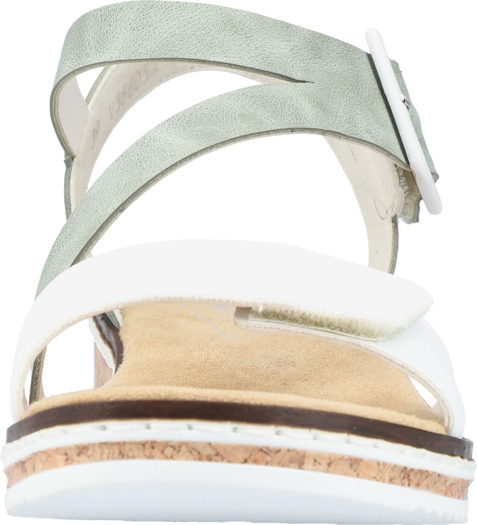 Rieker Damen Sandale Keilsandalette Klettverschluss V3660, Produktbild