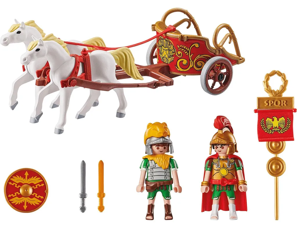 Char de Guerre Romain Playmobil 71543 Jouet de Construction Astérix - 3