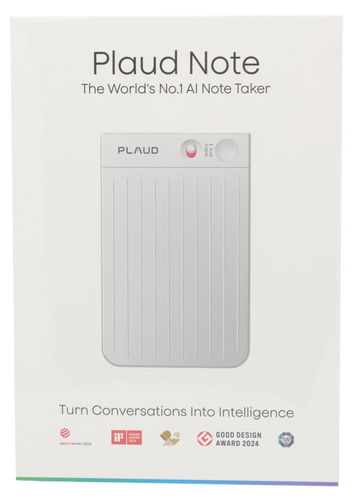 PLAUD PLD-64G-SI, USB, 30 h, 400 mAh, 64 GB, 30 g, 54 mm Zdjęcie produktu 