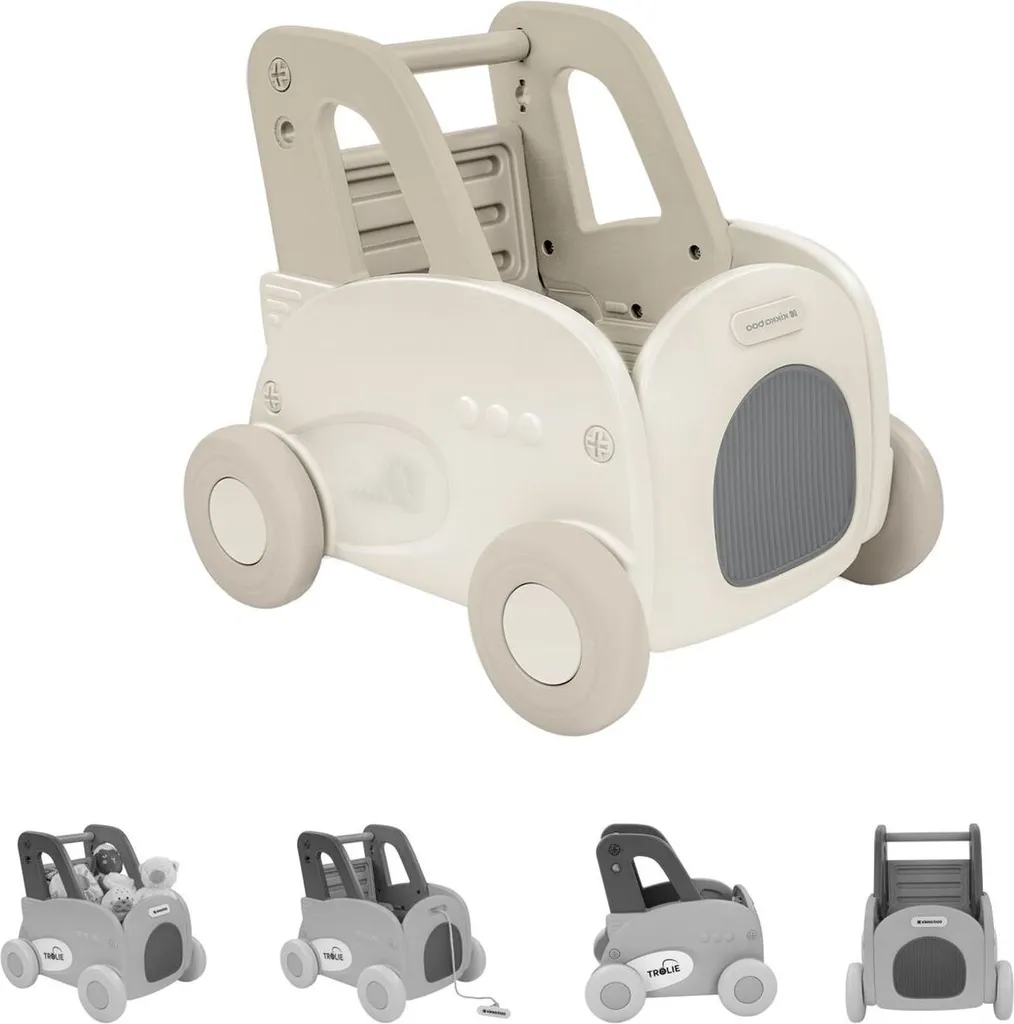 Trotteur Bébé et Chariot de Marche Multi-activités 4 en 1 Kikkaboo Trolie