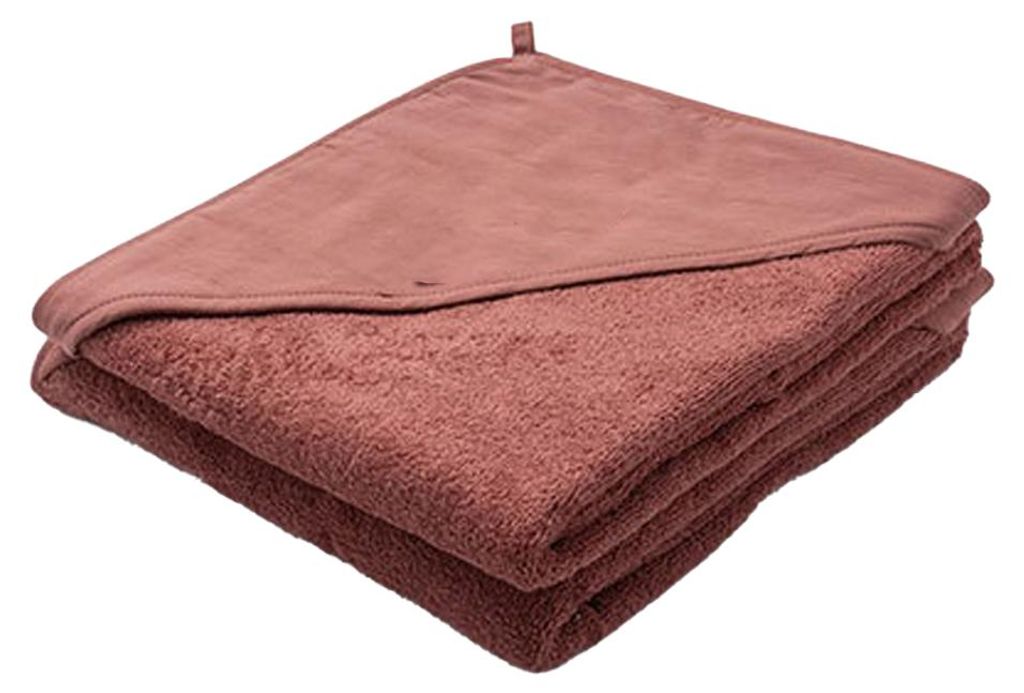 ARTG - "Print-Me" Handtuch mit Kapuze für Baby LT5502 (Einheitsgröße) (Altrosa)