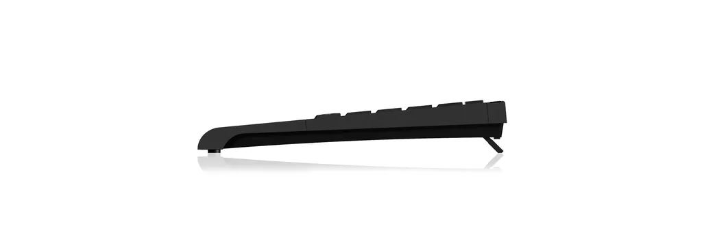 KeySonic ACK-595C+ Clavier Compact USB PS/2 pour Espace Réduit Noir - 11
